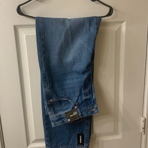 Express Relaxed straight low rise jeans